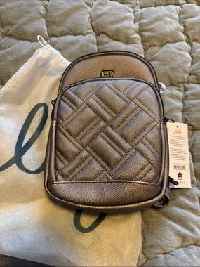 lug Quilted Belt Bag - Metallic Bronze